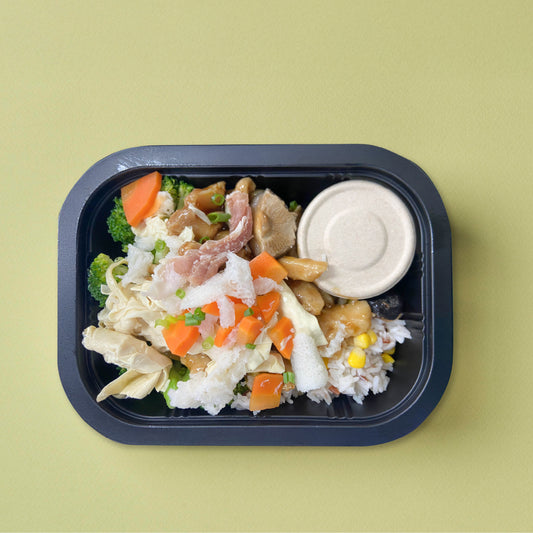 C. Braised Chicken with Mushroom and Low GI Mix Grains