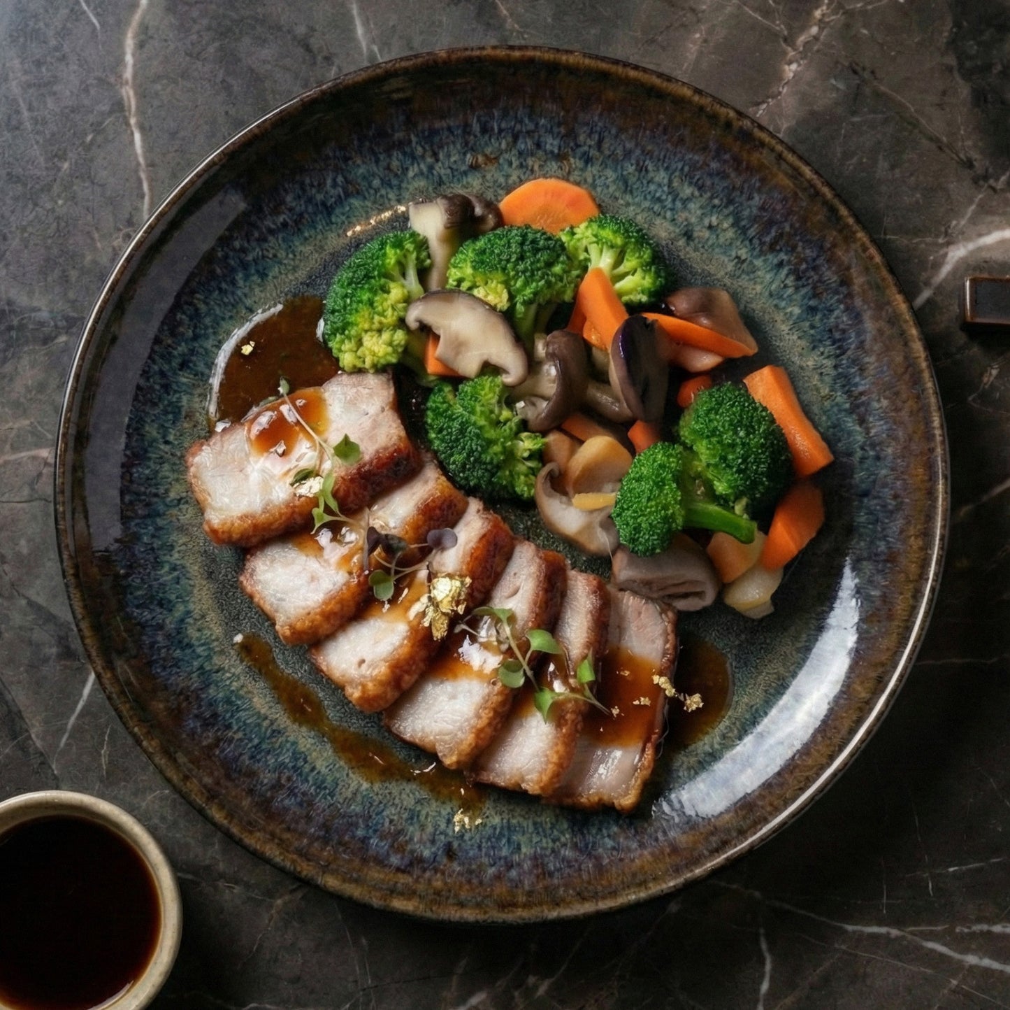Healthy Chinese Four Treasure Duck W/ Stir Fried Vegetables