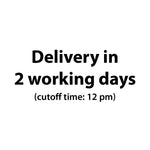 Delivery in 2 working days (cutoff time: 12 pm)