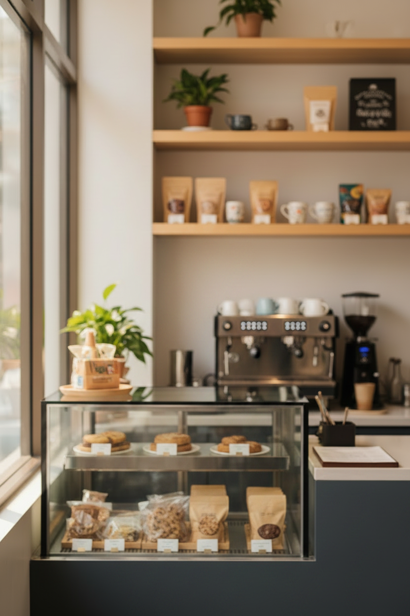 Shop interior without person