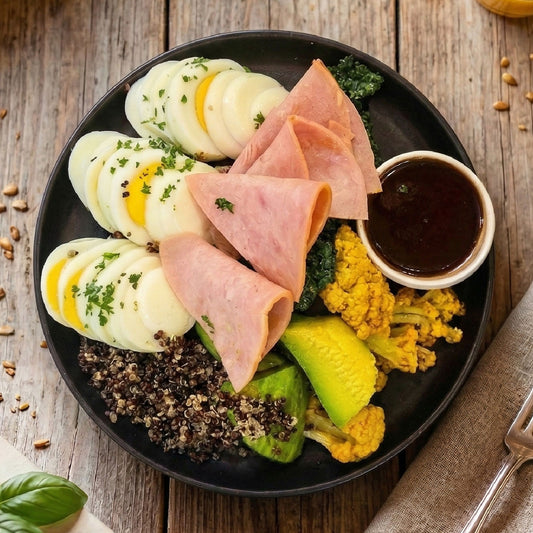 Farmer's Turkey and Egg Breakfast Bowl w/ Side Salad