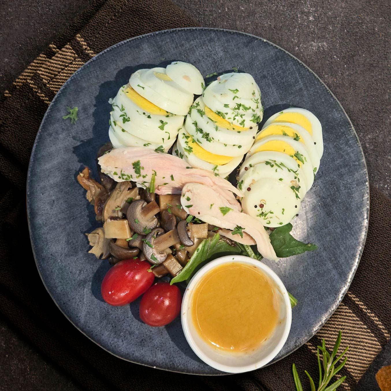 Poached Chicken and Egg Breakfast Bowl w/ Organic Quinoa