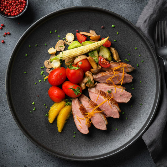 Duck Breast L'Orange W/ Mix Vegetables