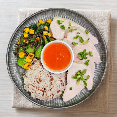 A1.Hainan Chicken with Mix Grains (Wed)
